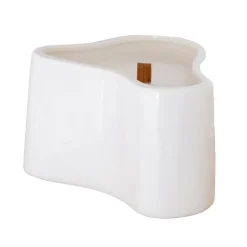 Hot Bougie forme organique blanche Bougie, Senteur
