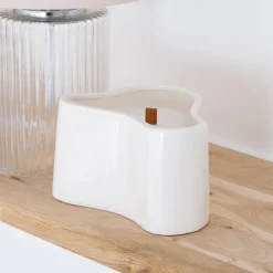 Hot Bougie forme organique blanche Bougie, Senteur