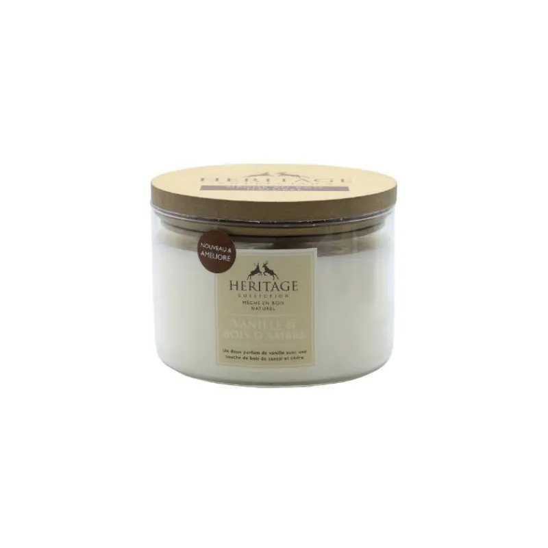 New Bougie heritage s vanille ambre Bougie, Senteur