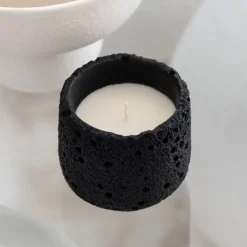 Best Bougie pot ciment noir s Bougie, Senteur