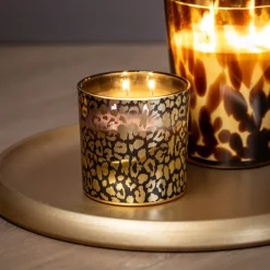 Clearance Bougie print leopard Bougie, Senteur