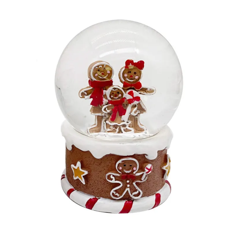 Boule a neige pain d'epices 45mm Décoration