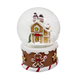 Boule a neige pain d'epices 45mm Décoration