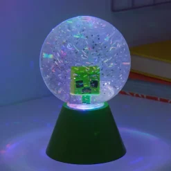 Best Boule a paillettes led minecraft Cadeau Licence