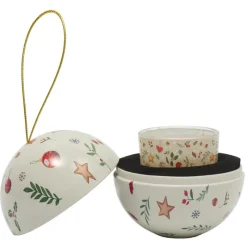 Sale Boule de noel avec bougie parfum Pour Elle