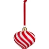 Online Boule goutte rouge et blanch en Décoration De Sapin