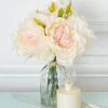 Hot Bouquet dans vase Fleur, Plante Artificielle