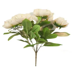 Sale Bouquet pivoines paillete Fleur, Plante Artificielle