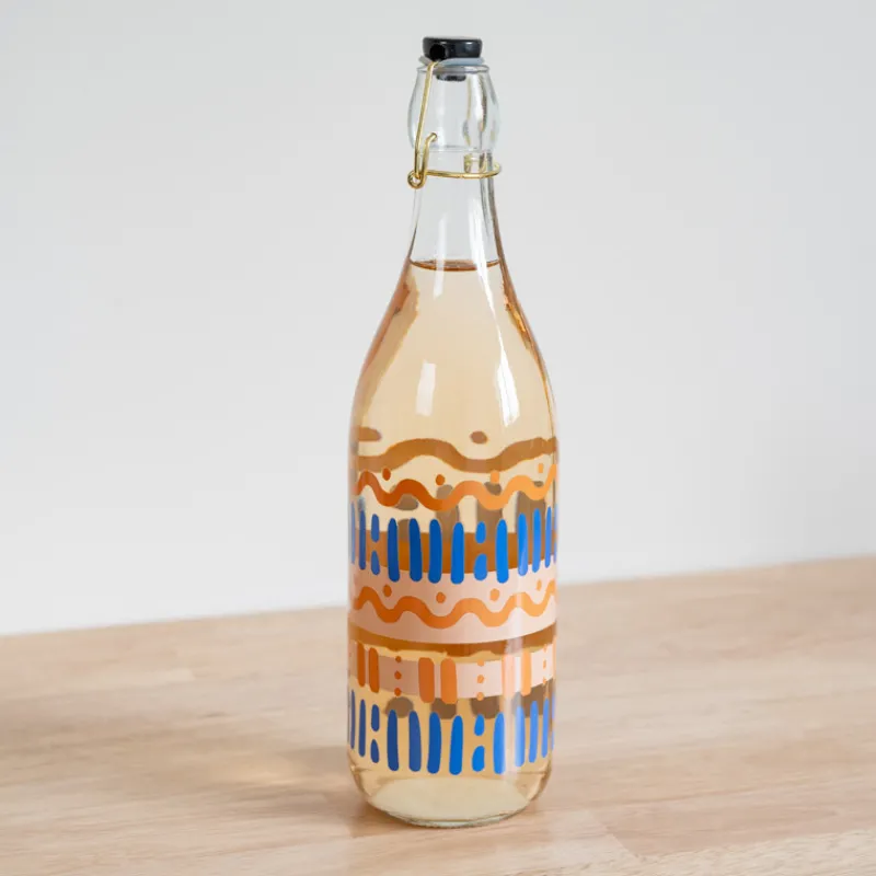New Bouteille en verre a clapet 1l 2 Vaisselle, Art De La Table·Bouteille, Carafe