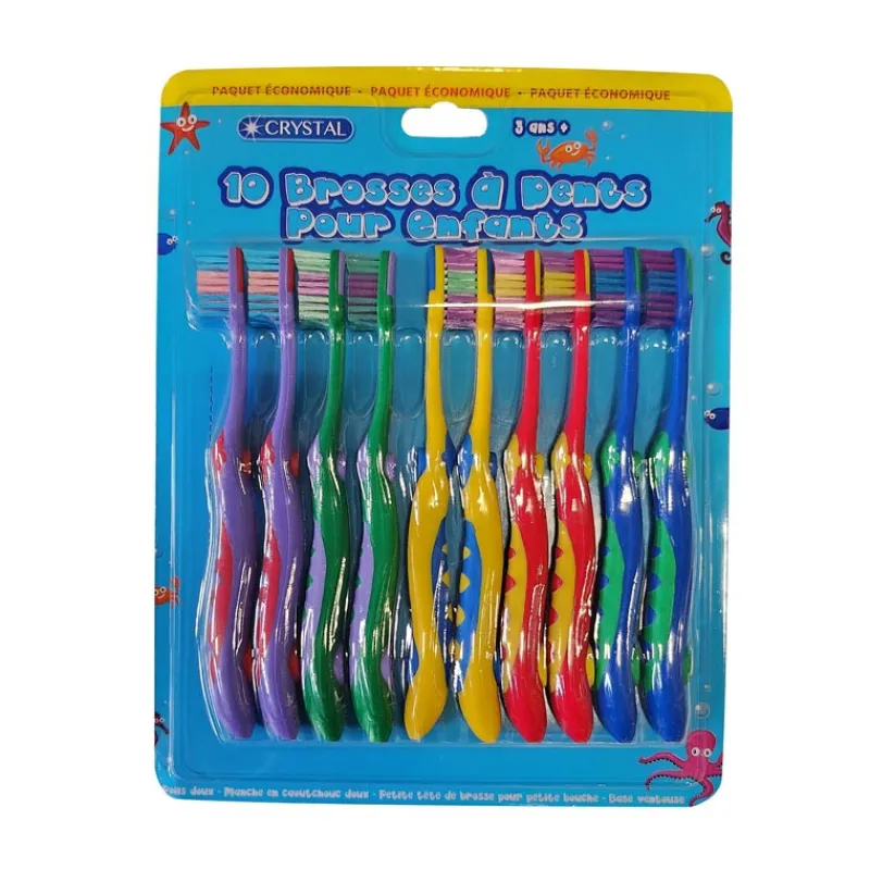 Online Brosse a dents x10 enfants Hygiène Dentaire·Brosse À Dents