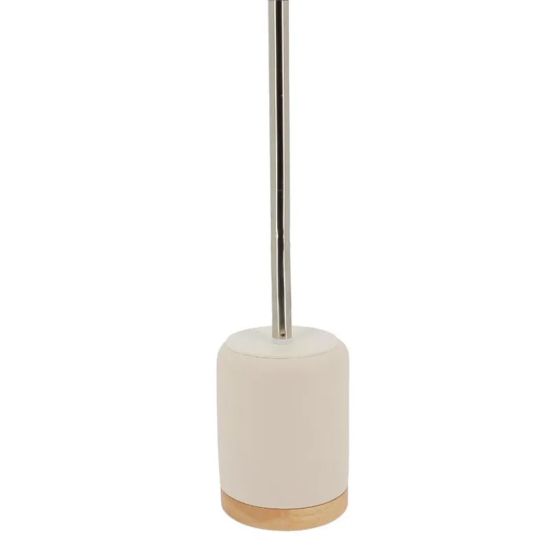 Outlet Brosse wc et support ciment bois Accessoire Wc