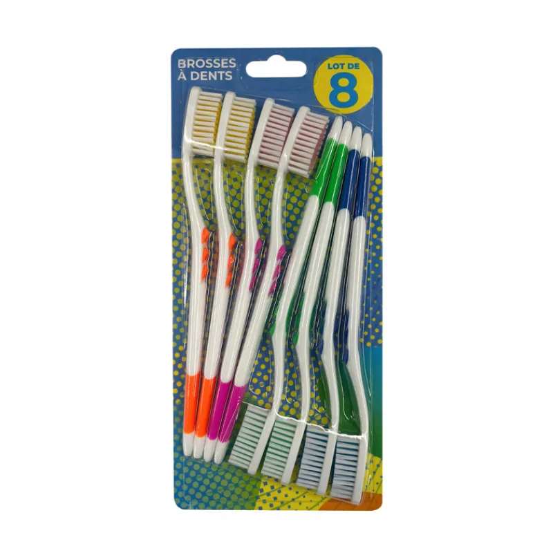 Discount Brosses a dents pop x8 Hygiène Dentaire·Brosse À Dents