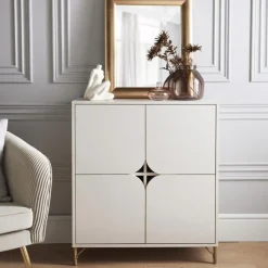 Online Buffet 4 portes creme Salon