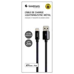 Outlet Cable usb a to lightning 2 m met Audio, Téléphonie