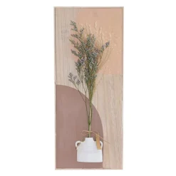Discount Cadre deco vase fleurs sechees Objet Décoratif|Décoration Murale