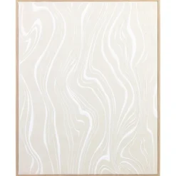 Outlet Cadre image texture creme Décoration Murale