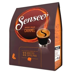 Clearance Cafe dosettes x32 saveur caramel Boisson Chaude|Epicerie Sucrée·Café, Thé