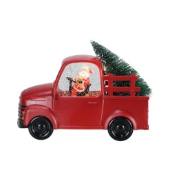 Sale Camion de pere noel avec sapin g Village De Noël