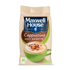 Clearance Cappuccino noisette soluble 340g Boisson Chaude|Epicerie Sucrée·Café, Thé