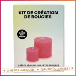 Cdu- coffret bougie diy Pour Elle