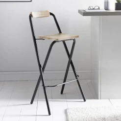 Discount Chaise haute pliante bois Cuisine, Salle À Manger