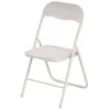 Outlet Chaise pliante velours creme Cuisine, Salle À Manger