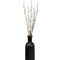 Sale Chatons dans vase noir Fleur, Plante Artificielle