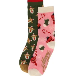 Outlet Chaussette boule de noel femme Textile, Déguisement