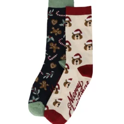 Outlet Chaussette boule de noel femme Textile, Déguisement