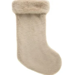 Clearance Chaussette taupe velours Décoration