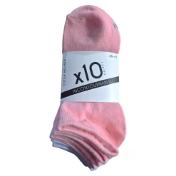 Outlet Chaussettes x10 femme colorees Chaussettes