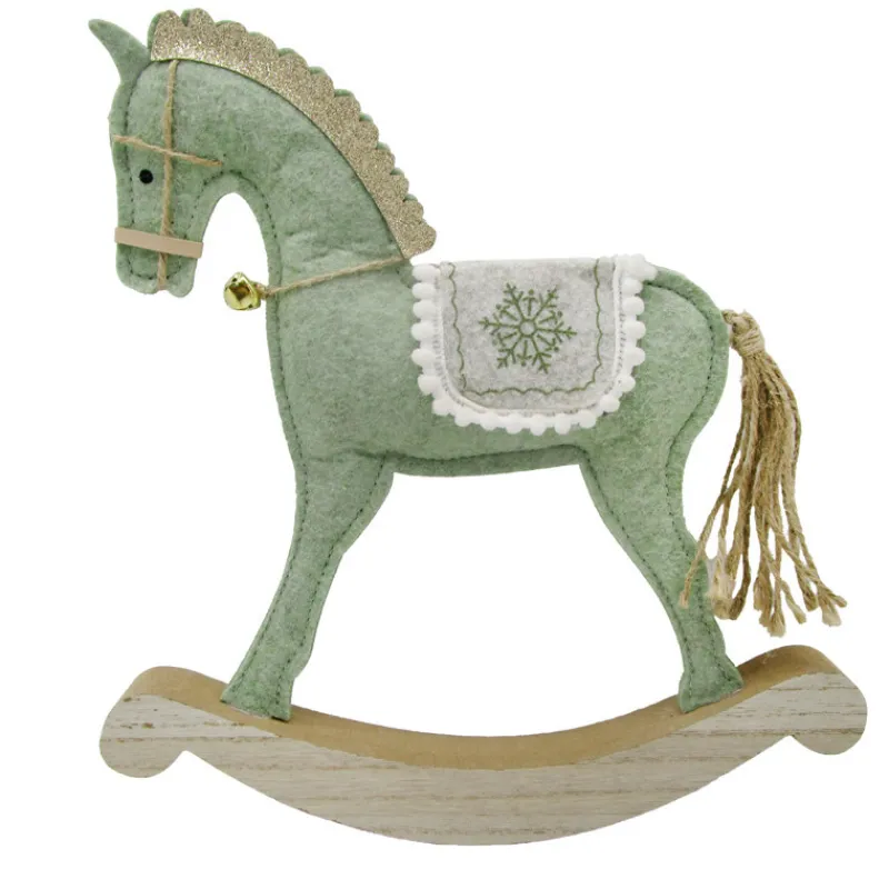 Clearance Cheval a bascule vert sauge cloc Décoration