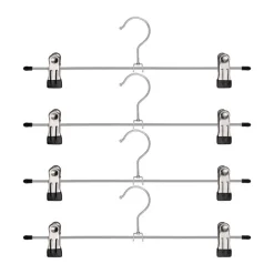 Best Cintre a pinces x4 metal Linge·Accessoire
