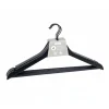 Outlet Cintres en bois noir mat x4 Linge·Accessoire