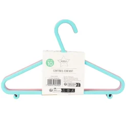 Discount Cintres enfant x10 rose/lilas Linge·Accessoire