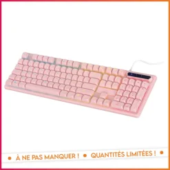 Best Clavier gaming filaire girly Multimédia