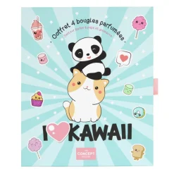 Online Coffret 4 bougies kawaii Pour Elle