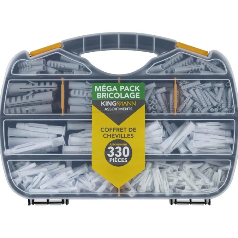 Best Coffret 330 chevilles plastique Quincaillerie
