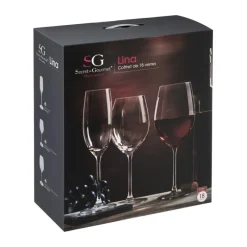 Clearance Coffret a verre a pieds lina 18p Vaisselle, Art De La Table·Verre