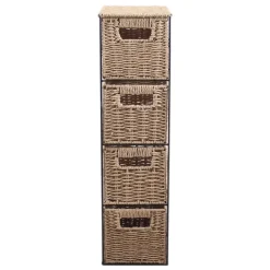 Sale Colonne rangement 4 paniers Accessoire Salle De Bain