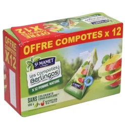Hot Compote pommes x12 Epicerie Sucrée·Compote, Dessert