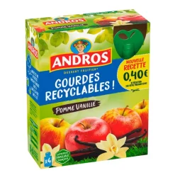 Hot Compotes pomme/vanille x4 Epicerie Sucrée·Compote, Dessert