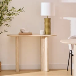Sale Console effet travertin anaya Salon