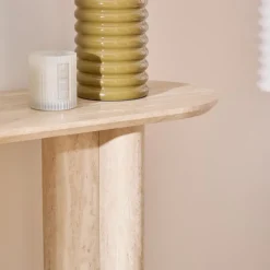 Sale Console effet travertin anaya Salon