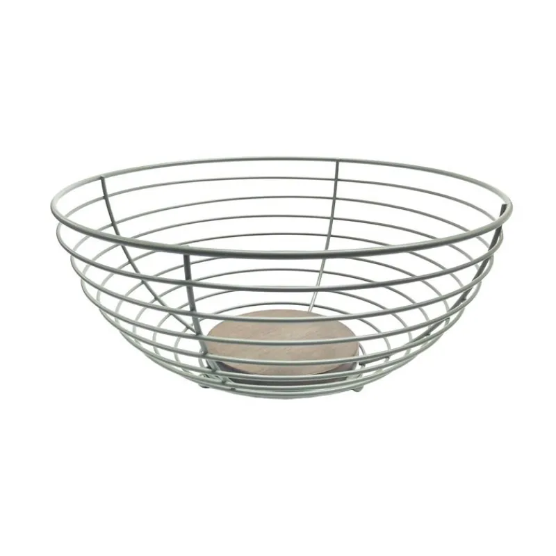 Hot Corbeille a fruit kaki et bois Ustensiles, Accessoire De Cuisine