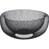 Discount Corbeille a fruits mesh 27cm noi Ustensiles, Accessoire De Cuisine