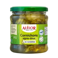 Cornichon rondelles 190g Epicerie Salée·Condiment, Assaisonnement