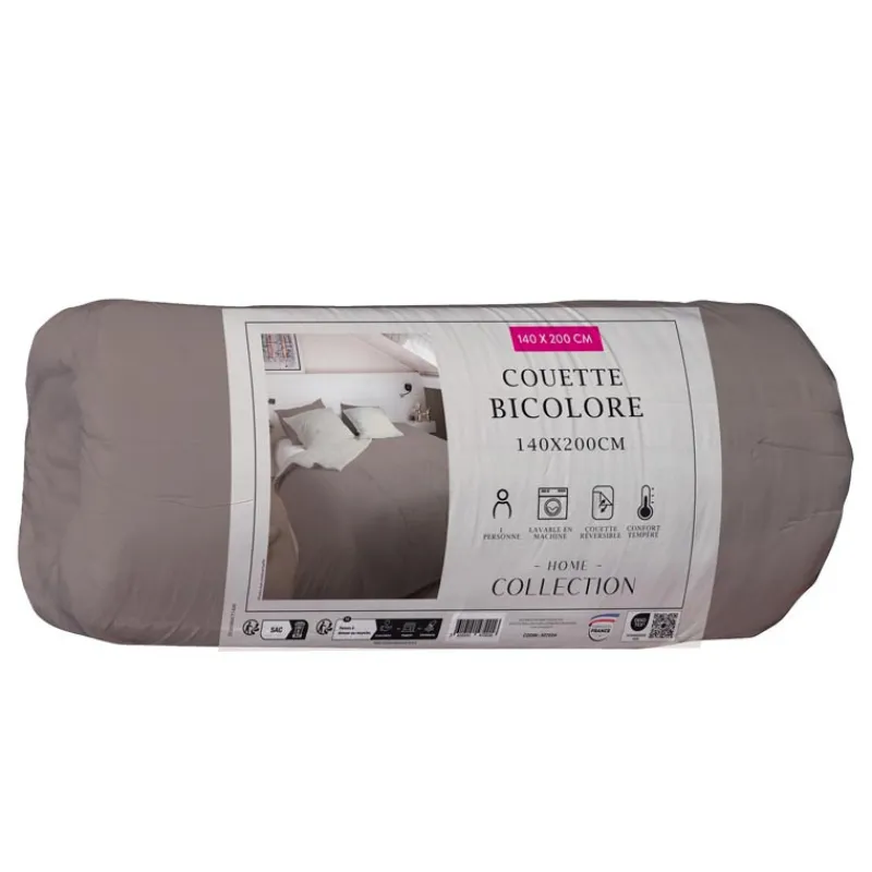 Sale Couette bicolore 1 140x200 Linge De Lit·Couette
