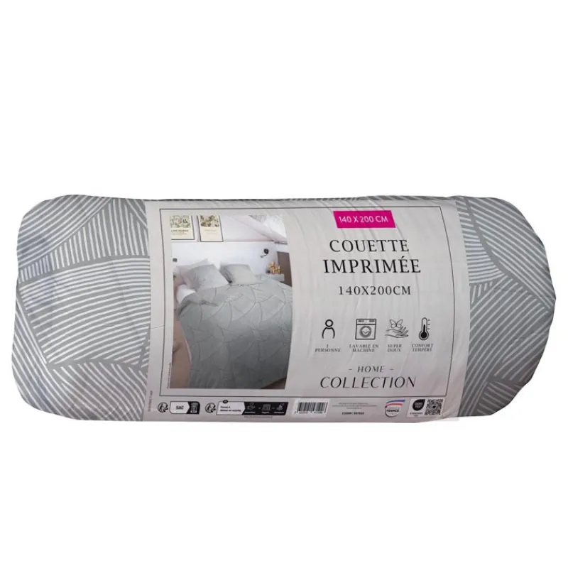 Clearance Couette imprimee 1 140x200 Linge De Lit·Couette