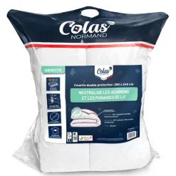 Couette 260x240 anti punaise ant Linge De Lit·Couette